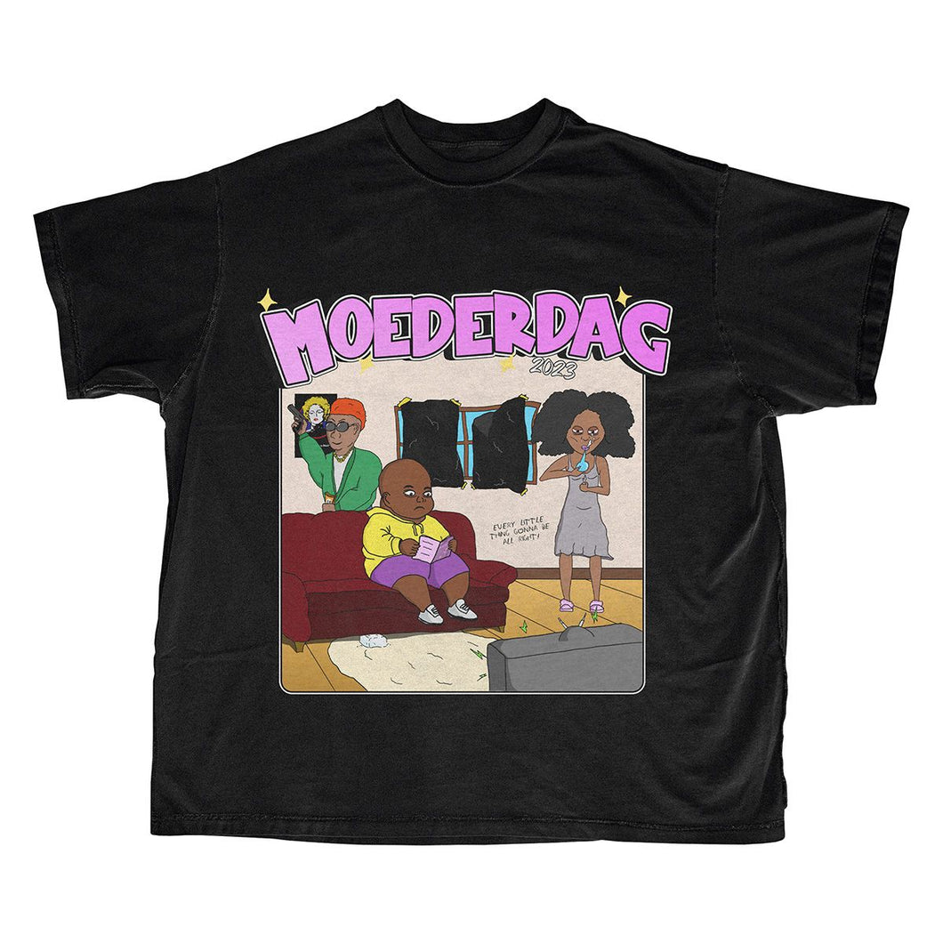 MOEDERDAG CARTOON T-SHIRT